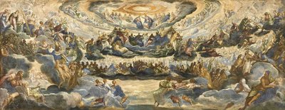 ヴァージンパラダイスの戴冠式 作： Jacopo Robusti Tintoretto