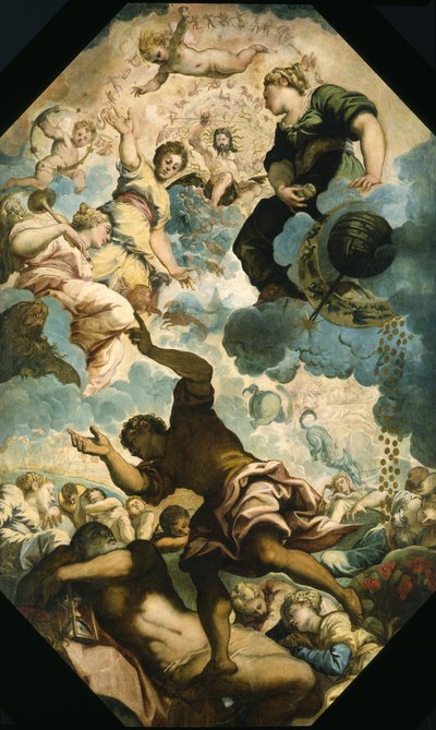 男性の夢、16世紀半ば 作： Jacopo Robusti Tintoretto