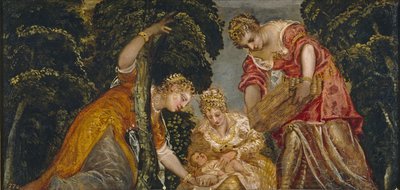 モーセの発見 作： Jacopo Robusti Tintoretto