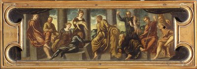 ソロモンの判断。 作： Jacopo Robusti Tintoretto