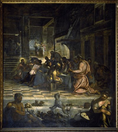 最後の晩餐 作： Jacopo Robusti Tintoretto