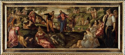 パンと魚の奇跡、c.1545–50 作： Jacopo Robusti Tintoretto