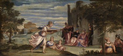 トゥッチャの試練 1555年頃 油彩・カンヴァス 作： Jacopo Robusti Tintoretto