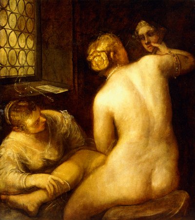 金星のトイレ、 作： Jacopo Robusti Tintoretto