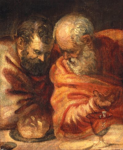 2人の預言者 作： Jacopo Robusti Tintoretto