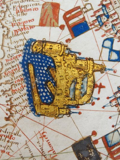 ヨーロッパのルネサンス地図、ヤコポ・ルッソ（後）1528 作： Jacopo Russo