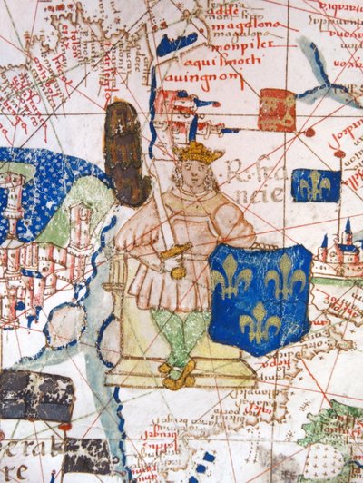 ヨーロッパのルネサンス地図、ヤコポ・ルッソ、1528年 作： Jacopo Russo