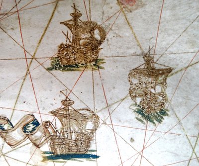 ヨーロッパのルネサンス地図、ヤコポ・ルッソ（後）1528 作： Jacopo Russo