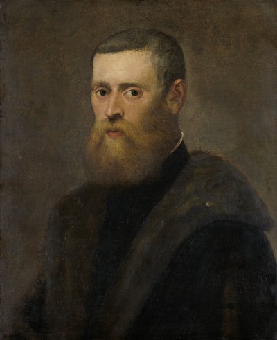 男の肖像 作： Jacopo Tintoretto (circle of)