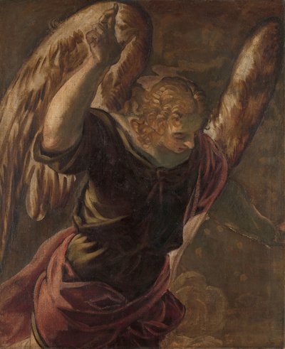 受胎告知から聖母への天使 作： Jacopo Tintoretto