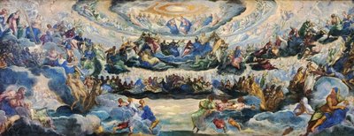 フランス語：Le Couronnement de la Vierge, dit Le Paradis 聖母の戴冠式 作： ヤコポ・ティントレット