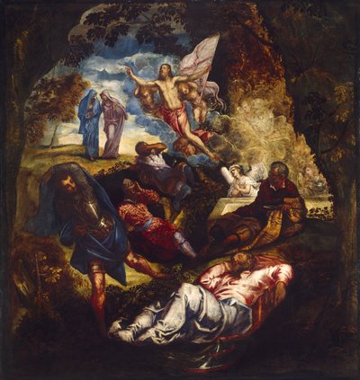 キリストの復活（1550年代半ば～1570年代前半 作： Jacopo Tintoretto