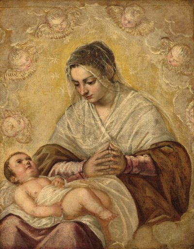 星のマドンナ 作： Jacopo Tintoretto and Workshop