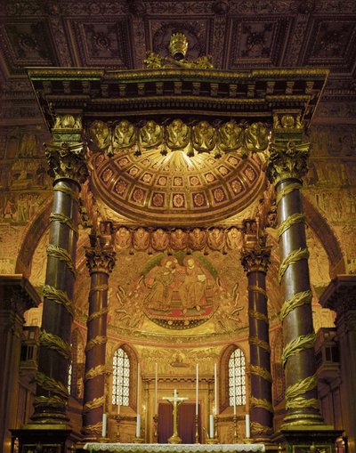 マリアの戴冠式（モザイク画） 作： Jacopo Torriti