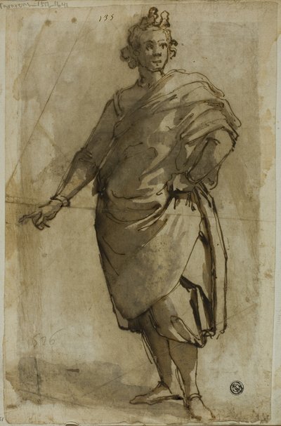 Standing Male Figure   1284127   ja       japanese Successfully Translated  Original: Flemish tapestry. Series The Trojan War. The Destruction of Troy (Destrucción de Troya). Eleventh tapestry in the series. Model Coëtivy Master (Henry or Conrard de Vulcop 作： Jacopo da Empoli