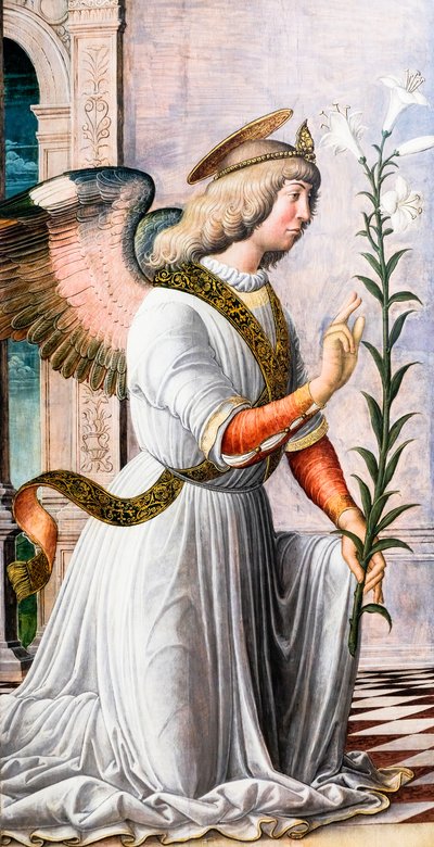 受胎告知の天使 1494-97年頃（絵画） 作： Jacopo da Montagnana