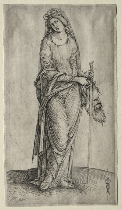 ホロフェルネスの首を持つジュディス 作： Jacopo de