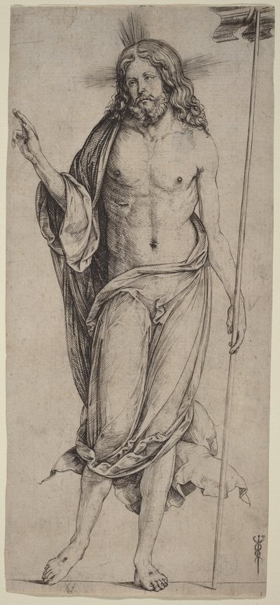 復活されたキリスト 作： Jacopo de