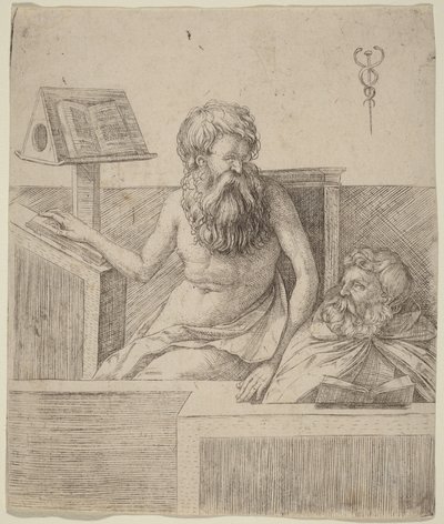 二人の哲学者 作： Jacopo de