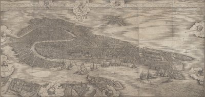 ヴェネツィアの眺め 作： Jacopo de Barbari
