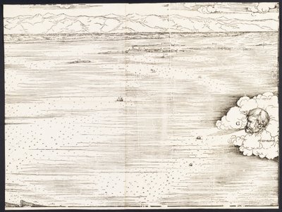 ヴェネツィアの眺め[右上ブロック]、1500年。 作： Jacopo de Barbari