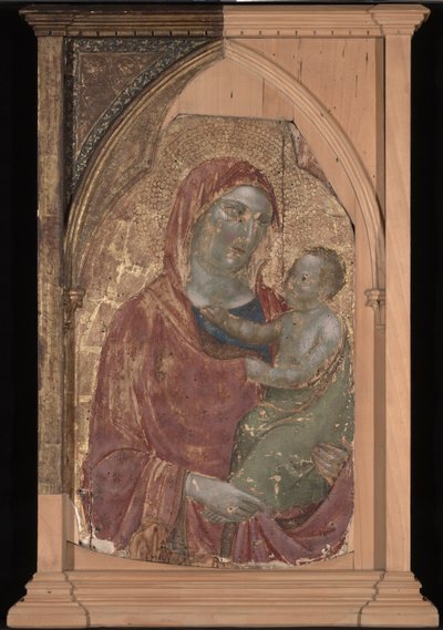 聖母子 作： Jacopo del Casentino