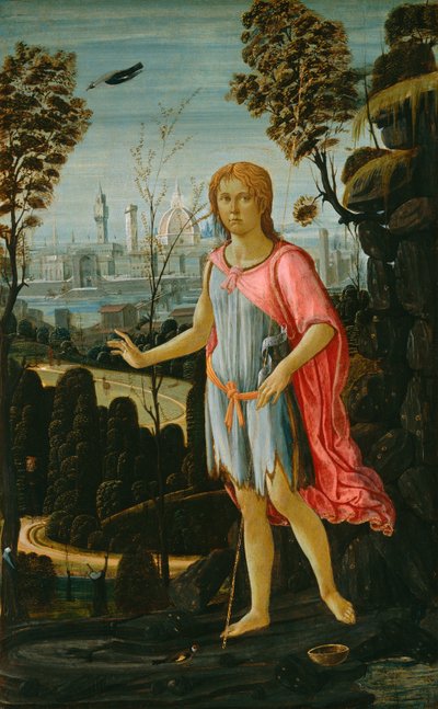 洗礼者聖ヨハネ 作： Jacopo del Sellaio
