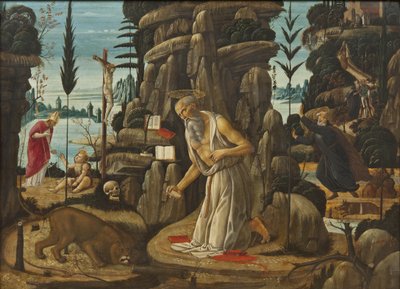 ペニテントセントジェローム 作： Jacopo del Sellaio