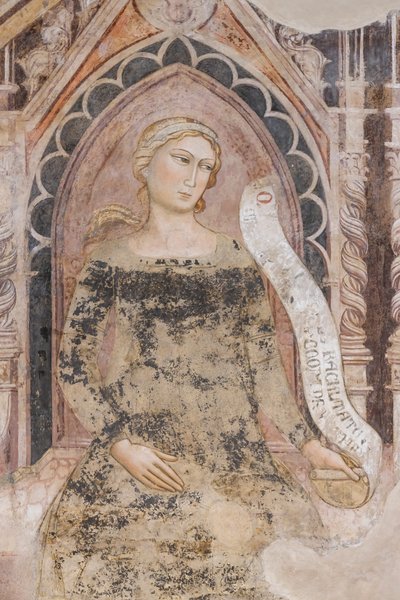 レトリックの寓意（フレスコ画） 作： Jacopo di Cione
