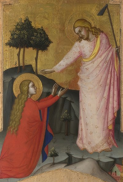私に触れないでください。 um 1368-70 作： Jacopo di Cione