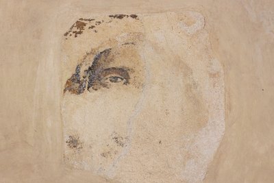 正体不明の人物（フレスコ画） 作： Jacopo di Cione