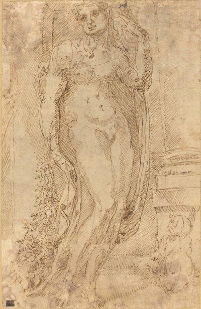 猫と豚の寓意図 作： Jacopo di Giovanni