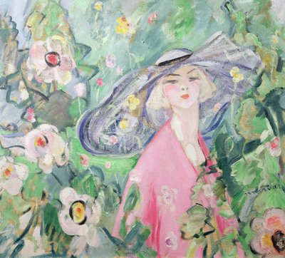 帽子をかぶった女」1920年頃（油彩・キャンバス） 作： Jacqueline Marval