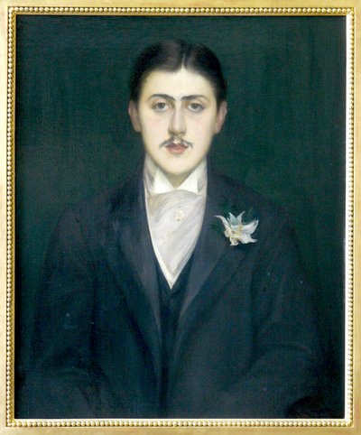マルセル・プルーストの肖像 作： Jacques-Emile Blanche