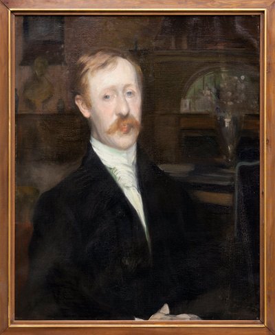 ジョージ・ムーアの肖像 作： Jacques Emile Blanche
