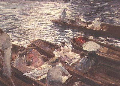 ヘンリーでのパンティング 作： Jacques Emile Blanche