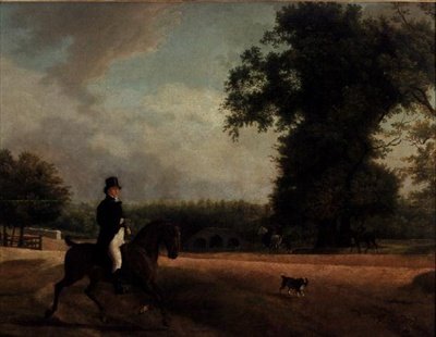 馬に乗ったGeorge Luving 作： Jacques Laurent Agasse