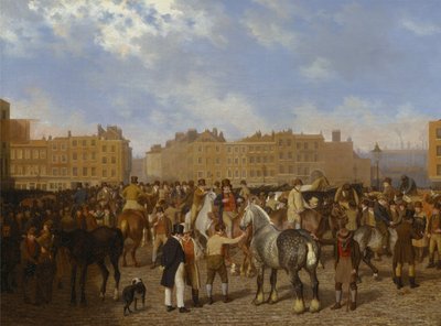 Vanha Smithfield Market 作： Jacques-Laurent Agasse