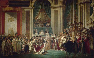 天皇と皇后の戴冠式、1804年12月2日 作： Jacques Louis David