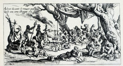 J.カロットの彫刻より 作： Jacques (after) Callot