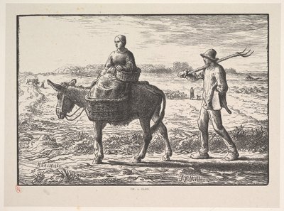 朝、シリーズから、1 日の 4 時間、1830-75 年。 作： Jacques Adrien Lavieille