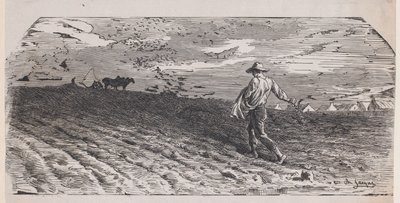 1852年頃の「The Sower」。 作： Jacques Adrien Lavieille