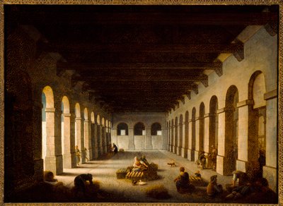 谷の市場 1815年頃 油彩・カンヴァス 作： Jacques Albert Senave