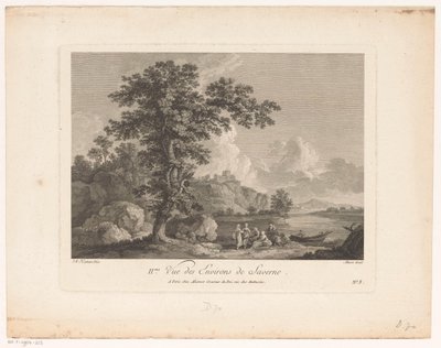 サヴェルヌ近くの風景 IIme vue des environs de Saverne (オブジェクトのタイトル) 作： Jacques Aliamet (possibly)