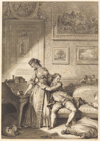 けちで勇敢な詐欺師の女 作： Jacques Aliamet and Antoine Jean Duclos after Jean Honoré Fragonard