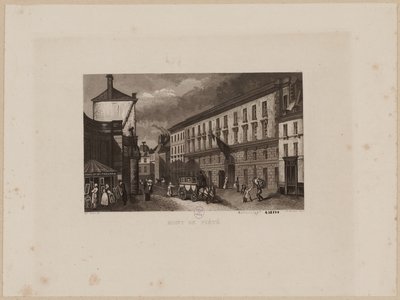 1864年以前のモンテディピエテ（アクアチント） 作： Jacques Alphonse (after) Testard