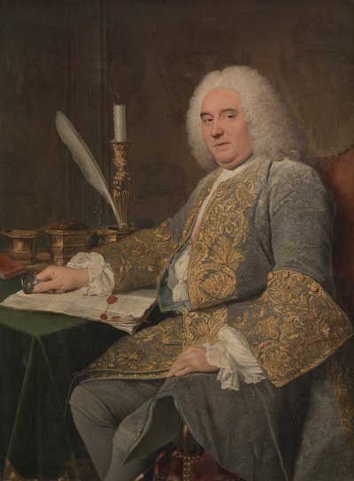 1738〜1740年のウィーン条約の調印時のJean-Gabriel du Theilの肖像。 作： Jacques Andre Joseph Camelot Aved