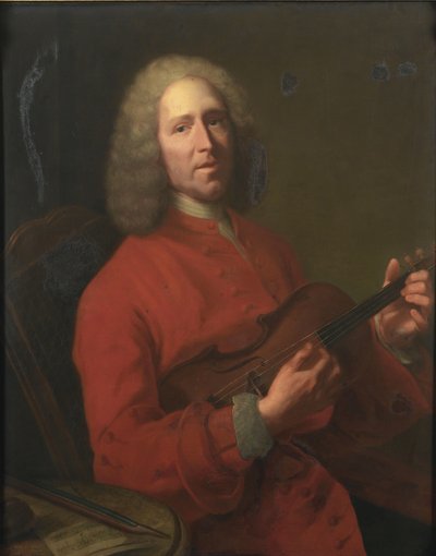 作曲家ジャン・フィリップ・ラモーの肖像1683-1764、1728 作： Jacques Andre Joseph Camelot Aved