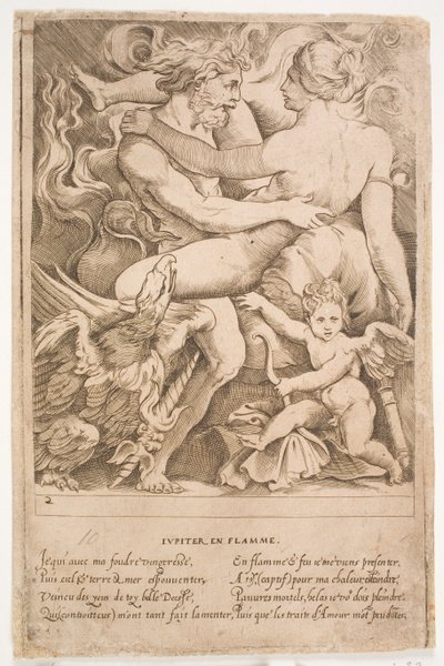燃えるようなジュピター 作： Jacques Androuet Ducerceau d.Æ.