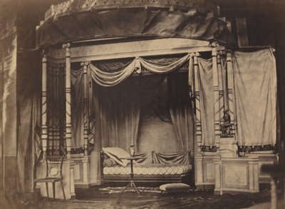 1855年のパリ万国博覧会の寝室展示（1855年 作： Jacques Antoine Moulin